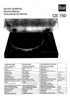 Dual CS-750-Service-Manual 
